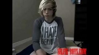 Horny Hot Young Blonde Twink